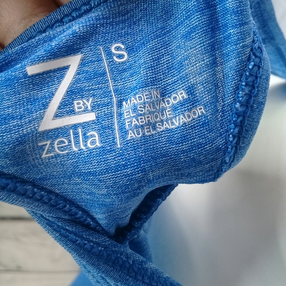 Zella Blue Racerback Workout Tank Sz Small - Picture 7 of 7